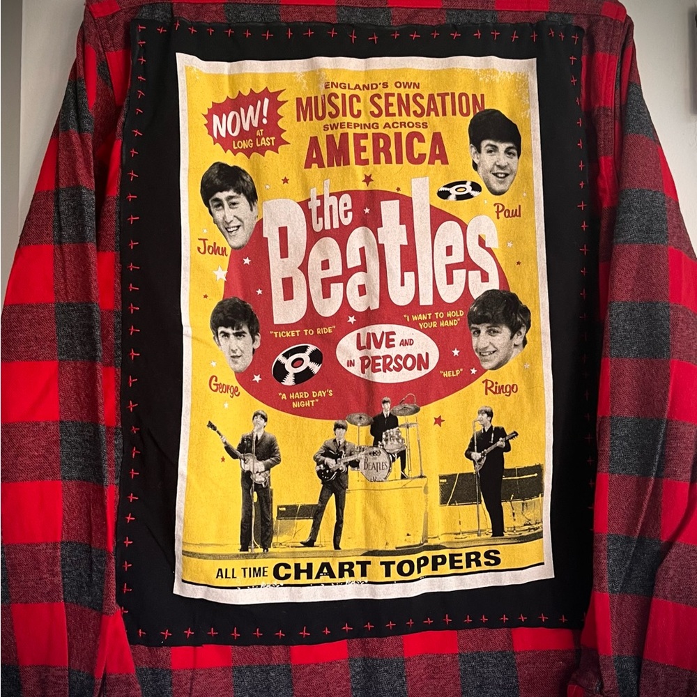 The Beatles vintage flannel shirt